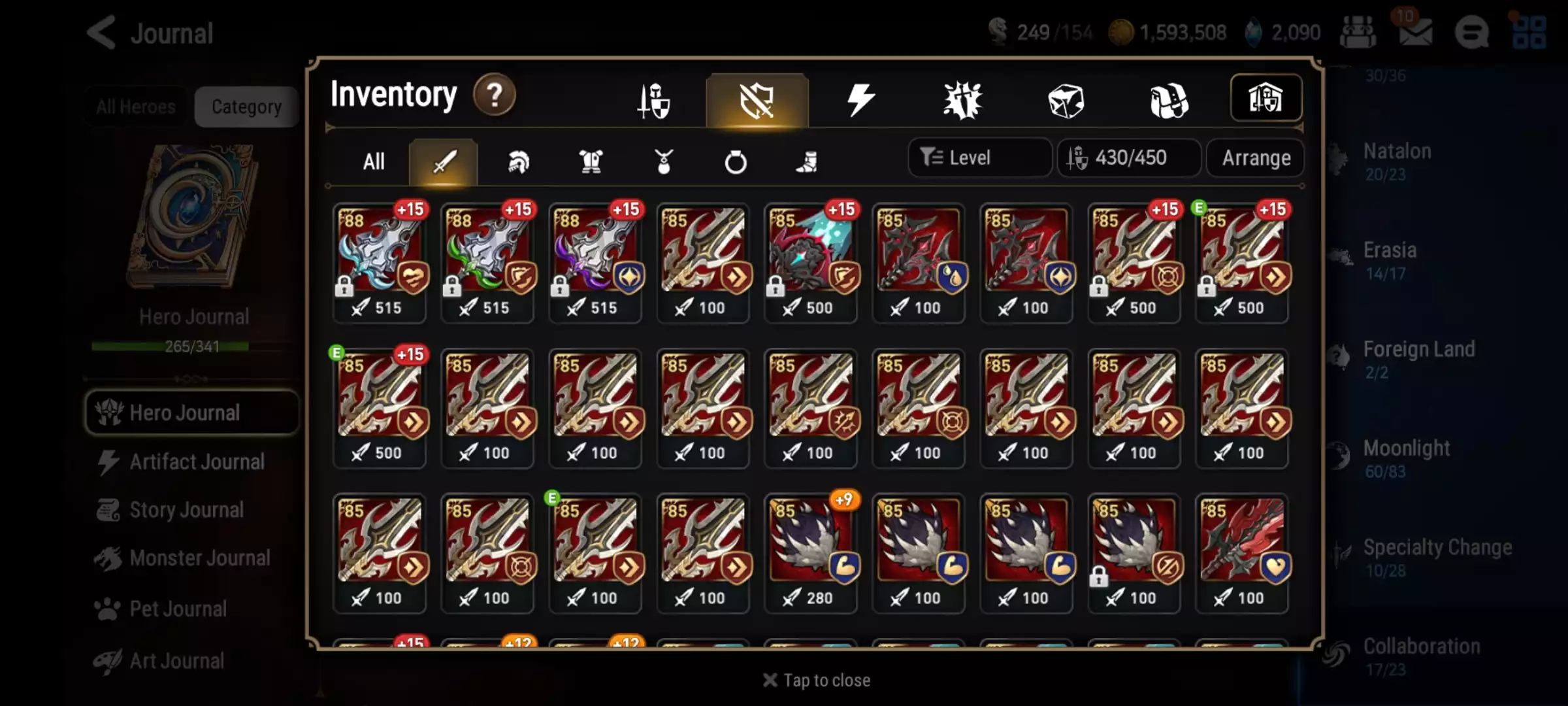 Ảnh 31ml đẹp hot meta ilynav dbsenya Collab limited như hình 200 gear 90  Max spd 303 Os all hunt Auto rift tốt Đã clear hết abyss Arena Champ Nhiều gear score cao